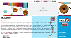 Desktop Screenshot of maruimpex.com